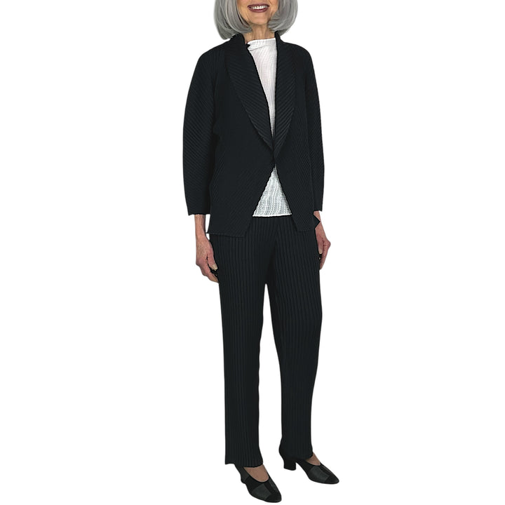 SOFT FOLD PLEATS CARDIGAN