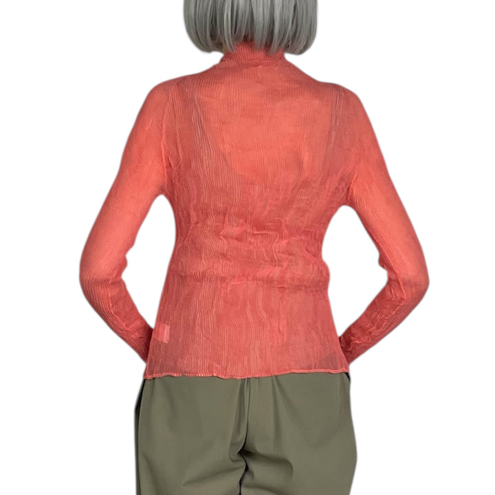 CHIFFON TWIST 1 HI-NECK TOP