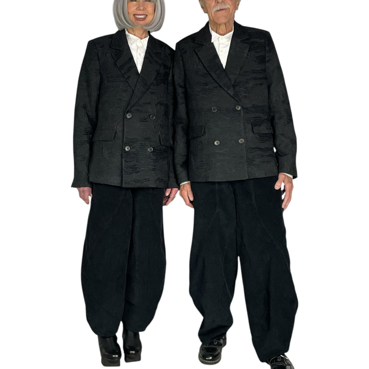 MOTIF BLAZER - FISHES BLACK