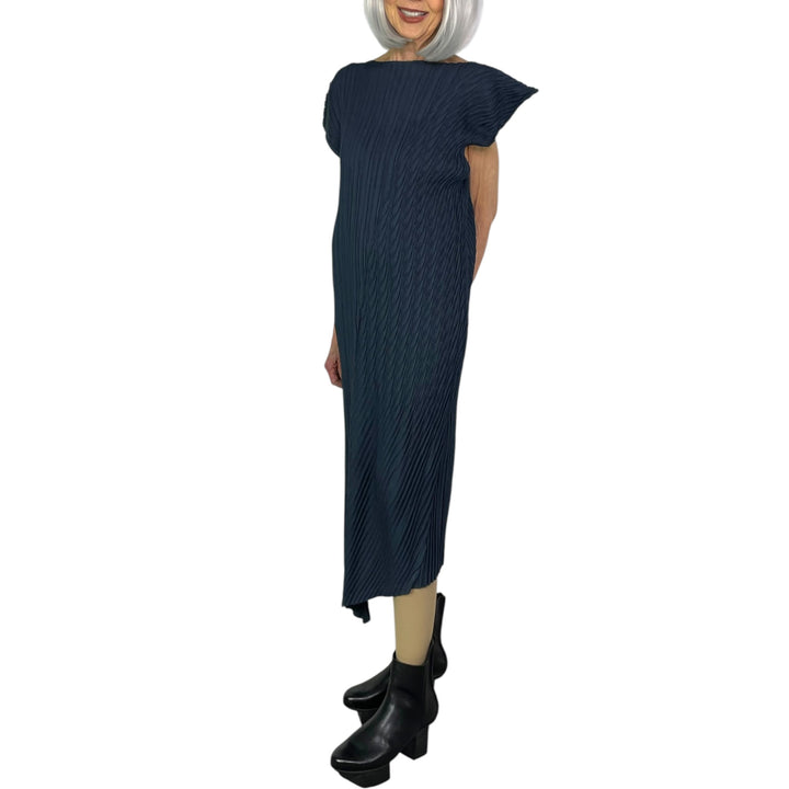 UNFURLING PLEATS DRESS