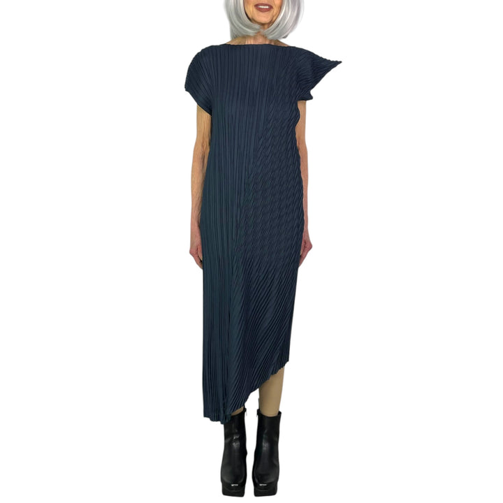 UNFURLING PLEATS DRESS