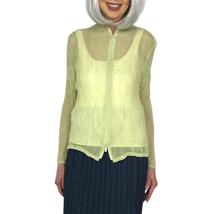 CHIFFON TWIST 1 ZIP JACKET