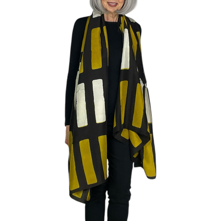 ENSEMBLE PRINT SILK SCARF