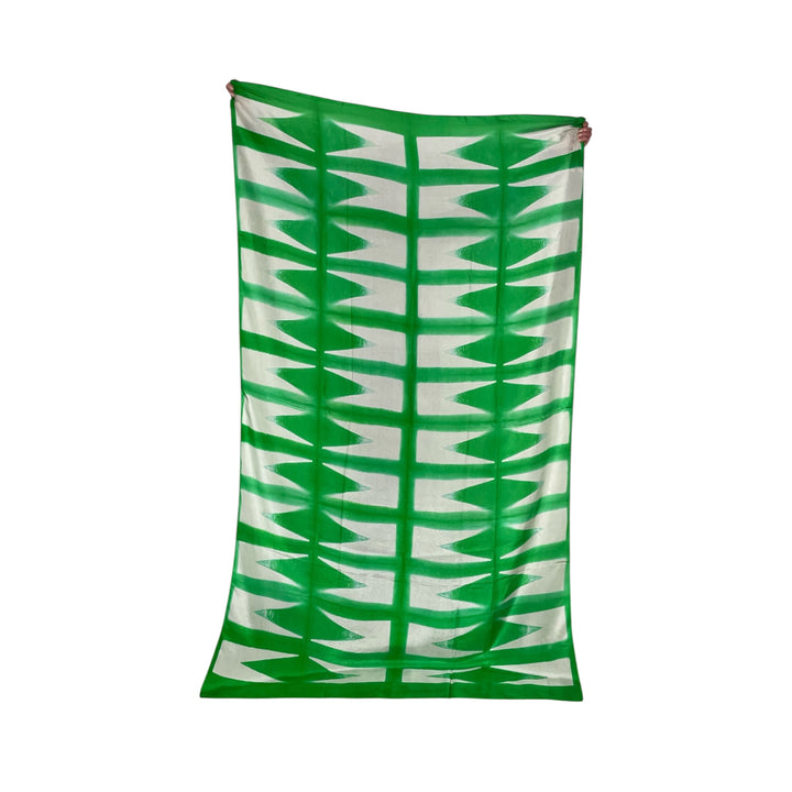 ALPHA PRINT SILK SCARF