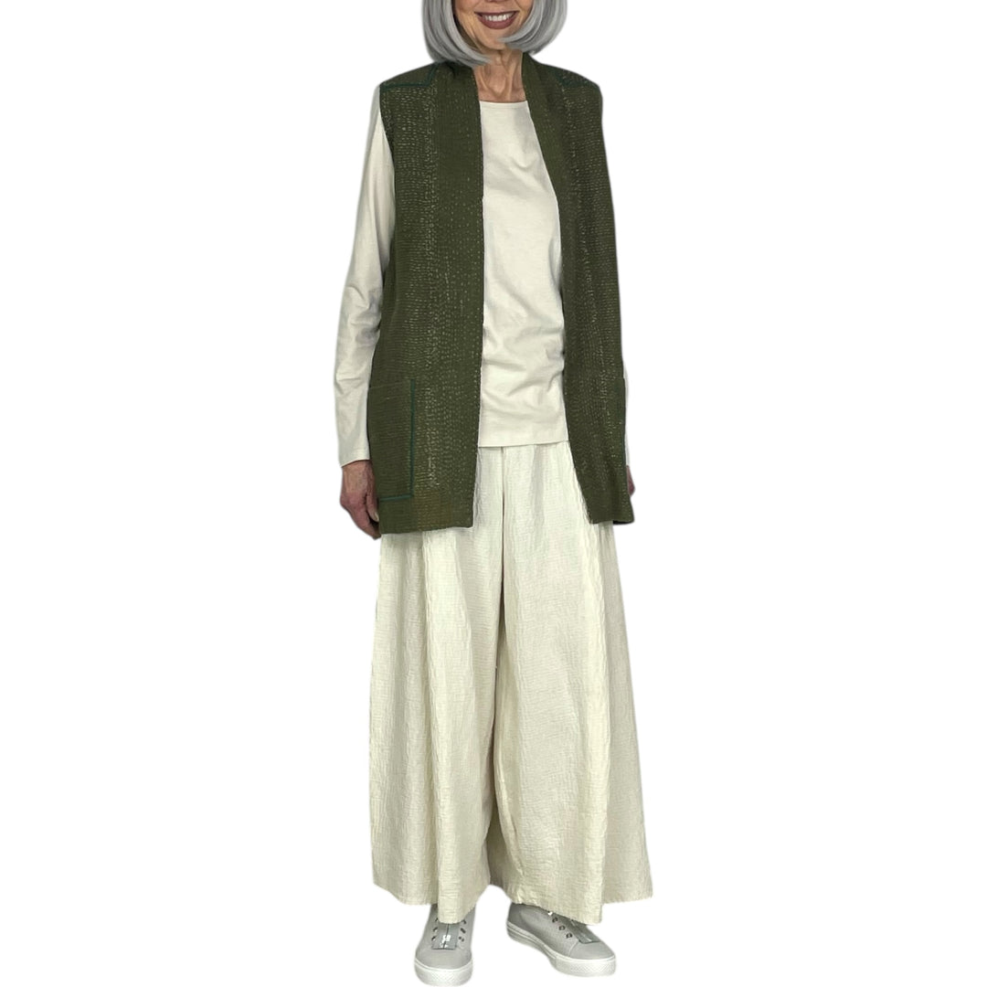 RIPPLE WIDE LEG LANTERN PANT