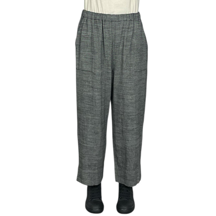 LINEN DENIM BASIC PANT