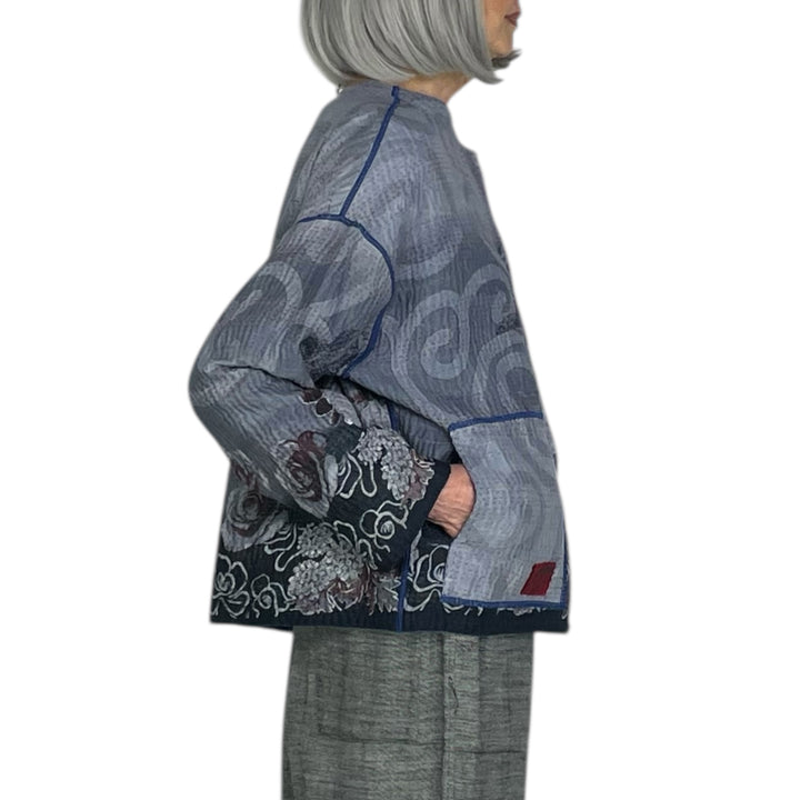 OVERDYE KANTHA CREW NECK SHORT JACKET