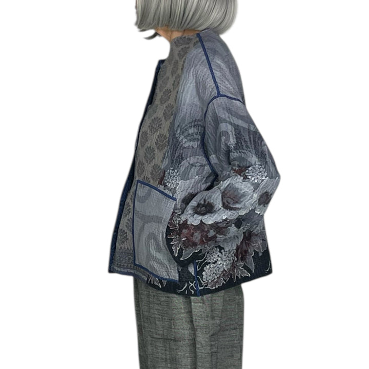 OVERDYE KANTHA CREW NECK SHORT JACKET