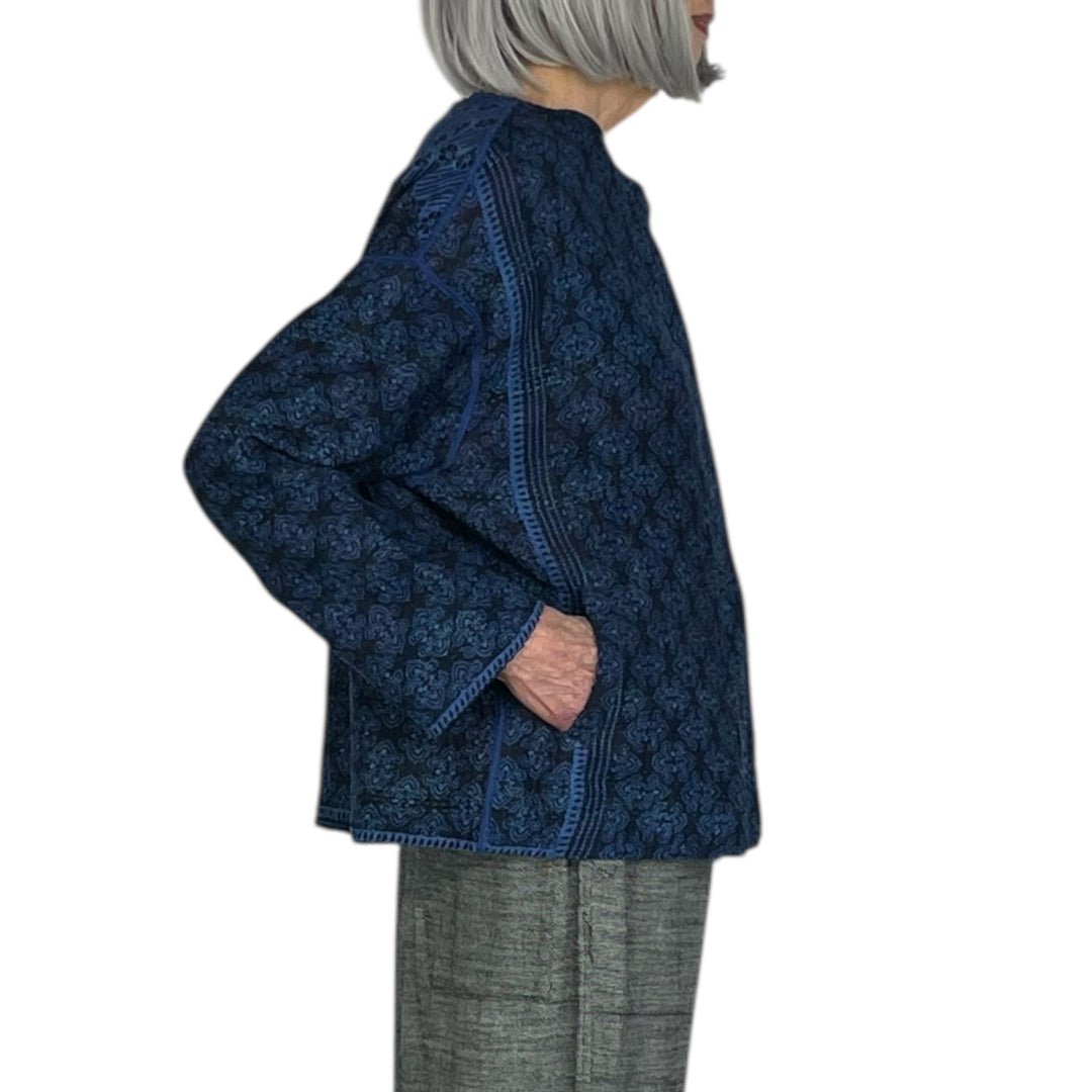 OVERDYE KANTHA CREW NECK SHORT JACKET