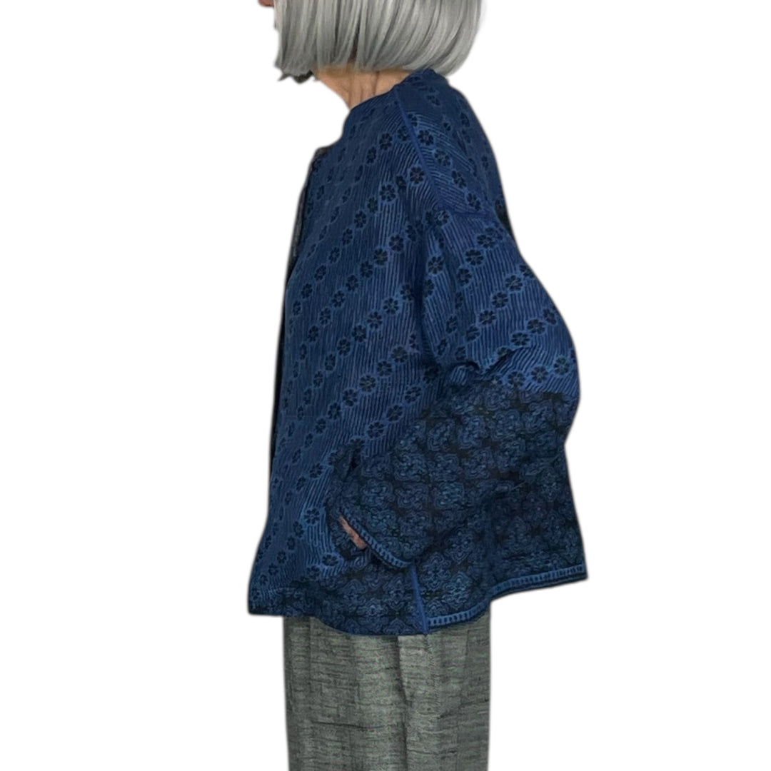 OVERDYE KANTHA CREW NECK SHORT JACKET