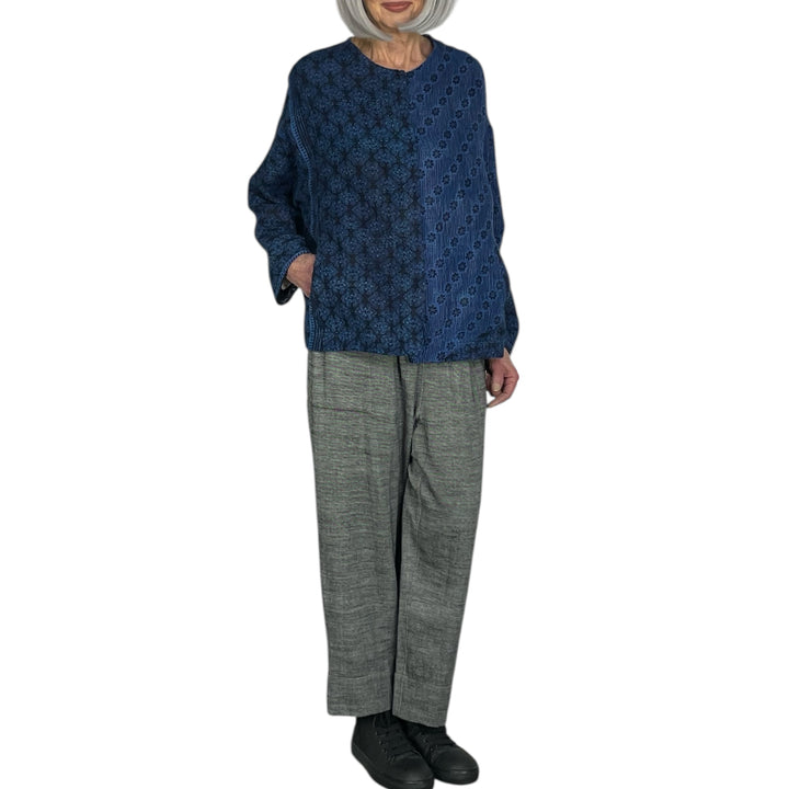 OVERDYE KANTHA CREW NECK SHORT JACKET