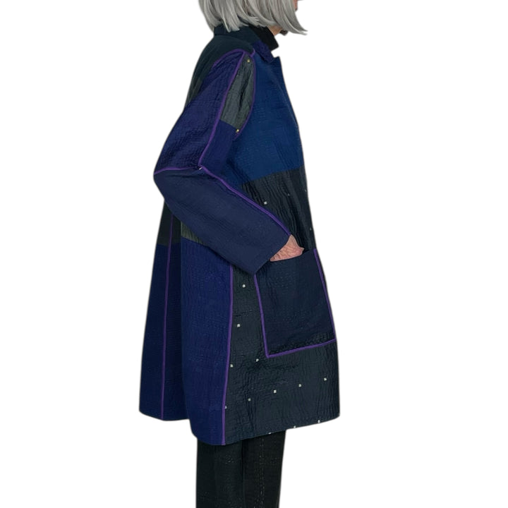 JAIPUR PATCH A-LINE DUSTER COAT