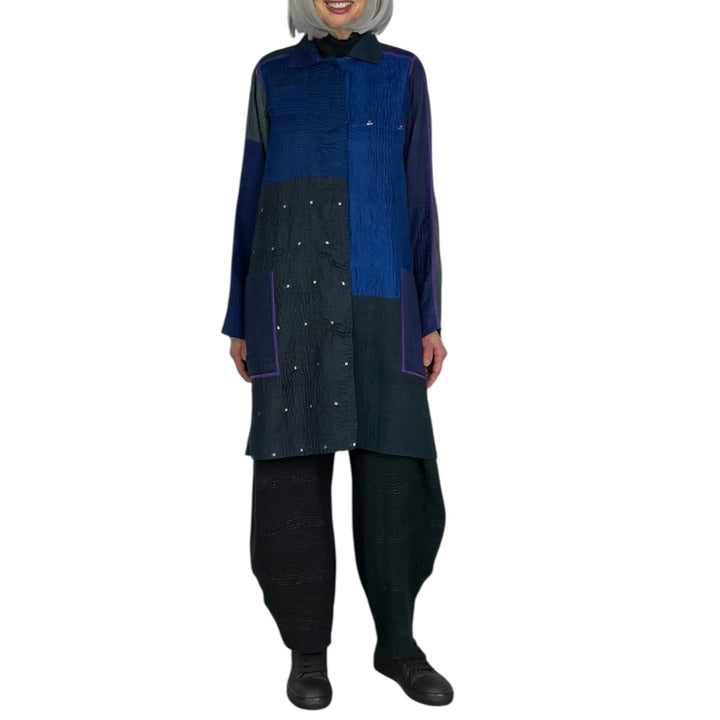 JAIPUR PATCH A-LINE DUSTER COAT