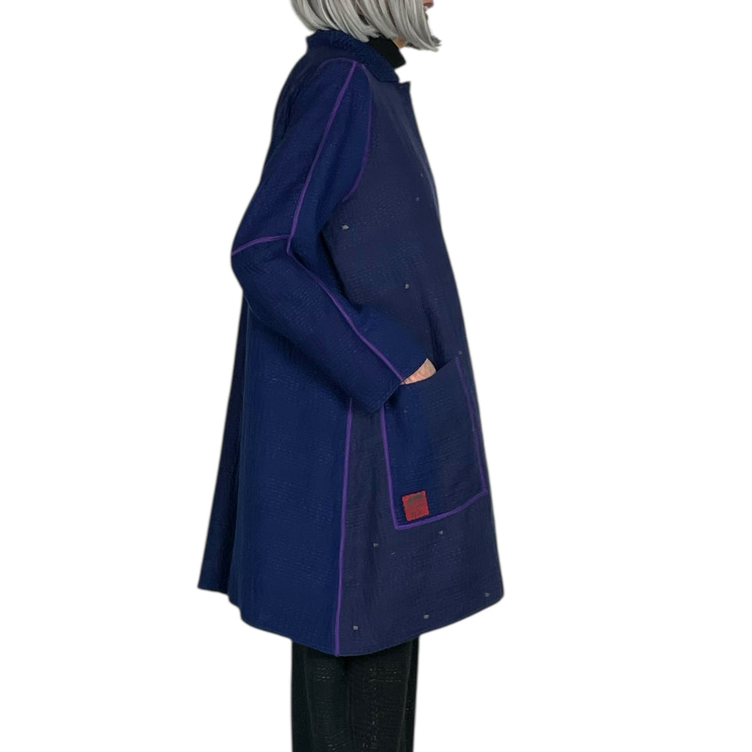 JAIPUR PATCH A-LINE DUSTER COAT