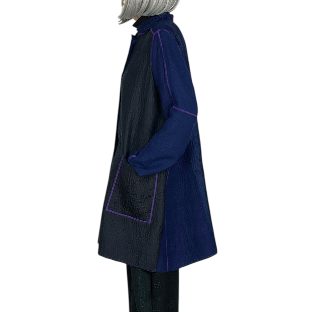 JAIPUR PATCH A-LINE DUSTER COAT