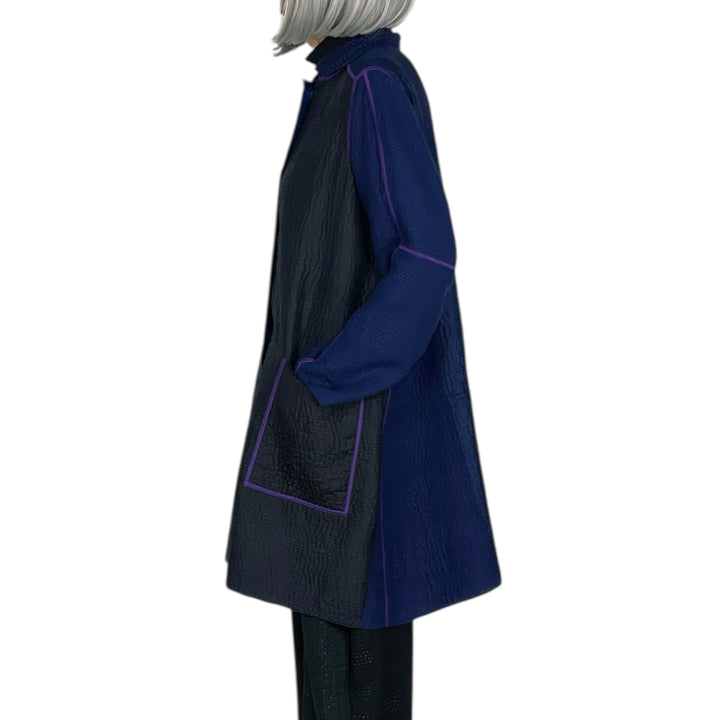JAIPUR PATCH A-LINE DUSTER COAT