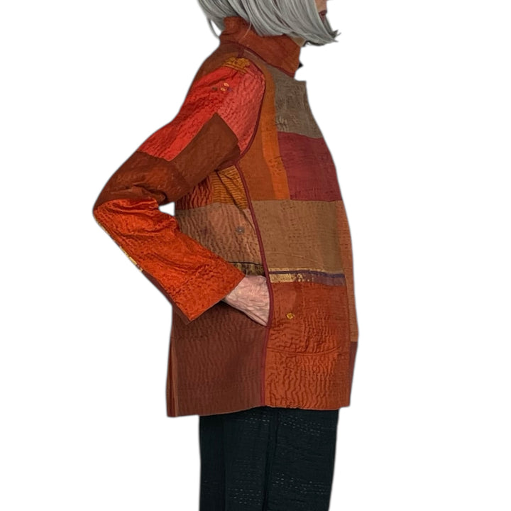 SW PATCH KANTHA SIMPLE JACKET