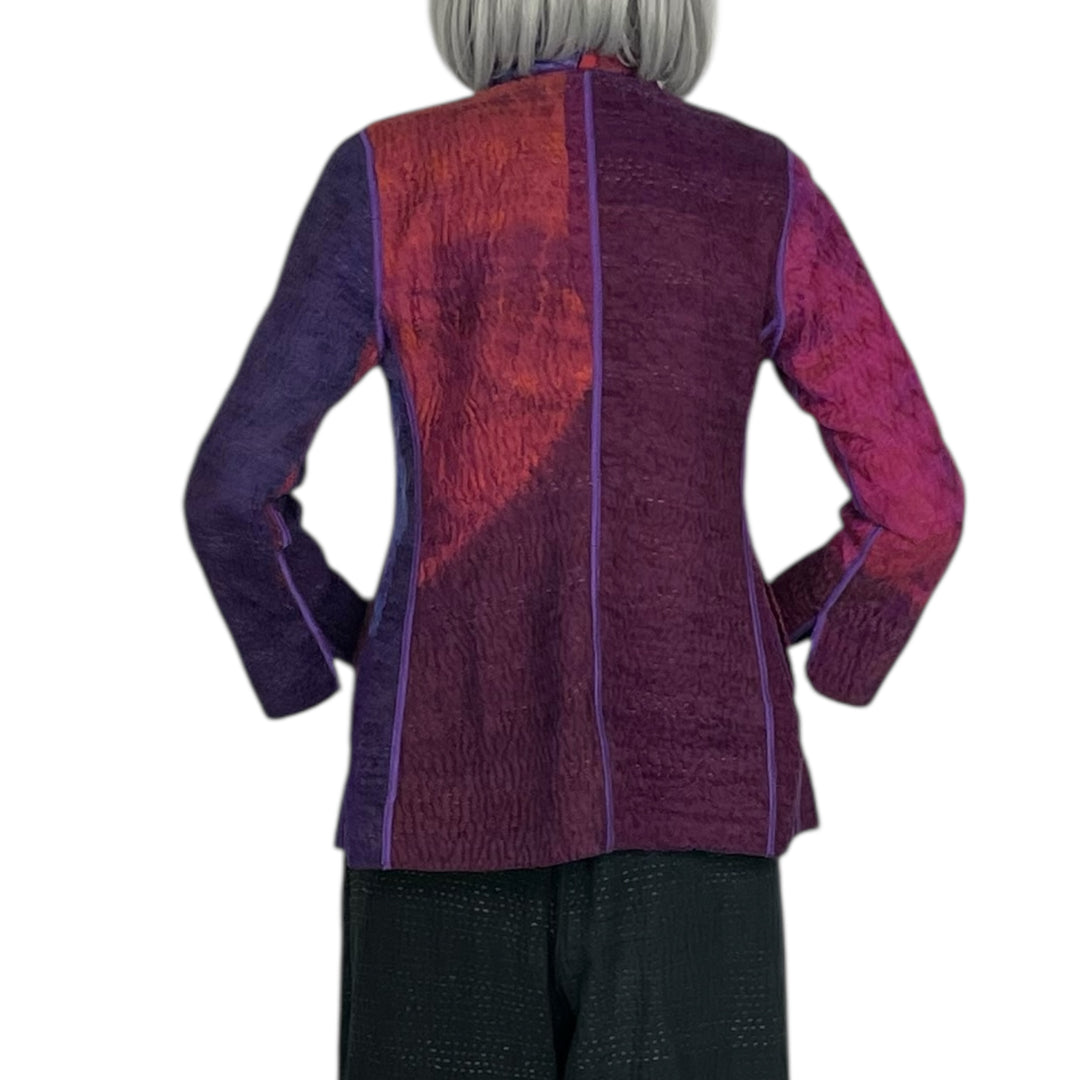 TIE DYE CIRCLE SHIBORI SHORT JACKET