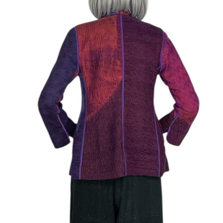 TIE DYE CIRCLE SHIBORI SHORT JACKET