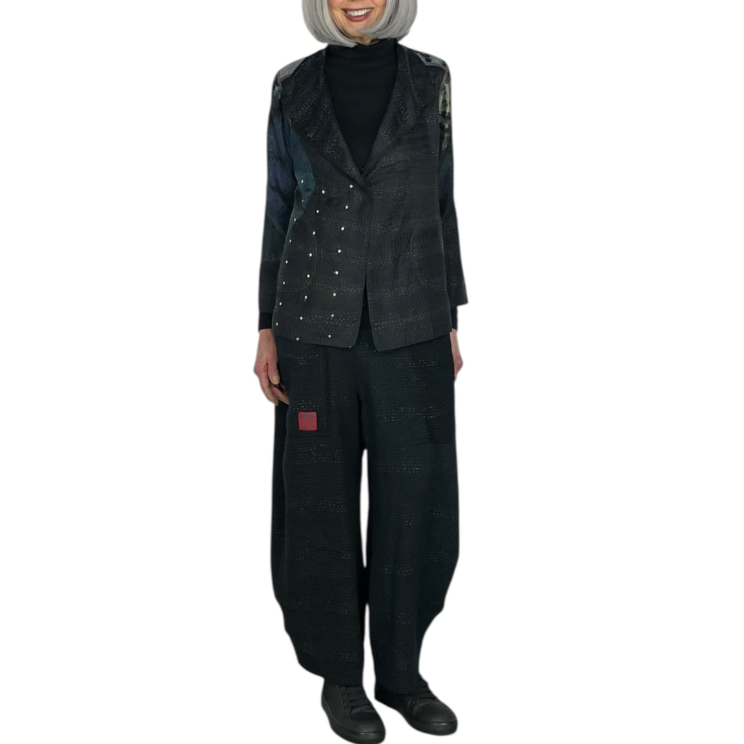 TIE DYE CIRCLE SHIBORI SHORT JACKET