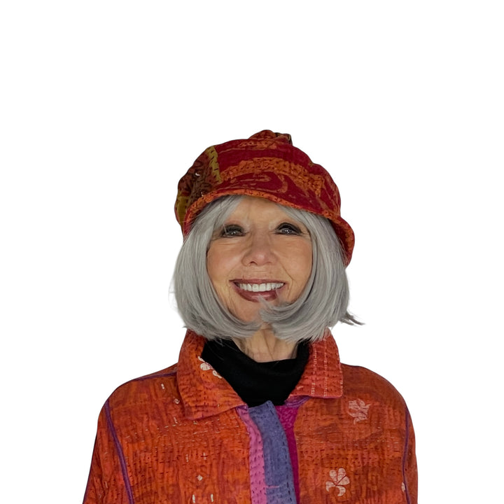 VINTAGE COTTON HALF BRIM HAT