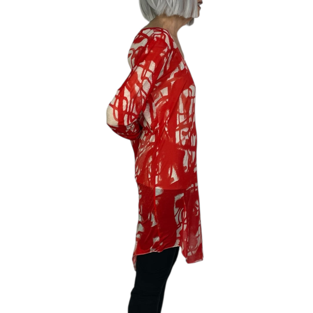 SILK JERSEY PRINT TEE