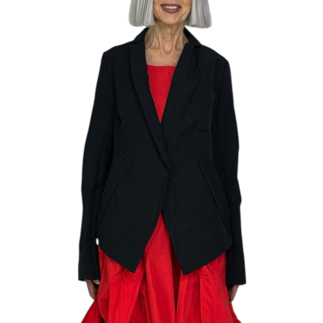 3D OPTIC CIRCLE PRINT JACKET