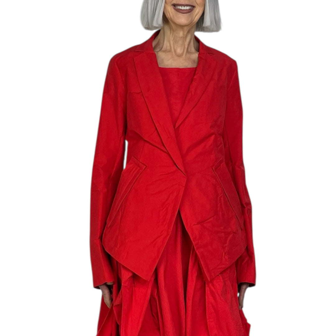 3D OPTIC CIRCLE PRINT JACKET