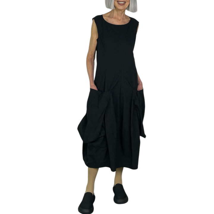 TEXTURED SLEEVELESS DRESS