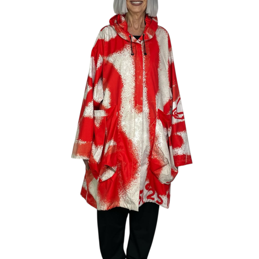 PRINT WATERPROOF RAINCOAT