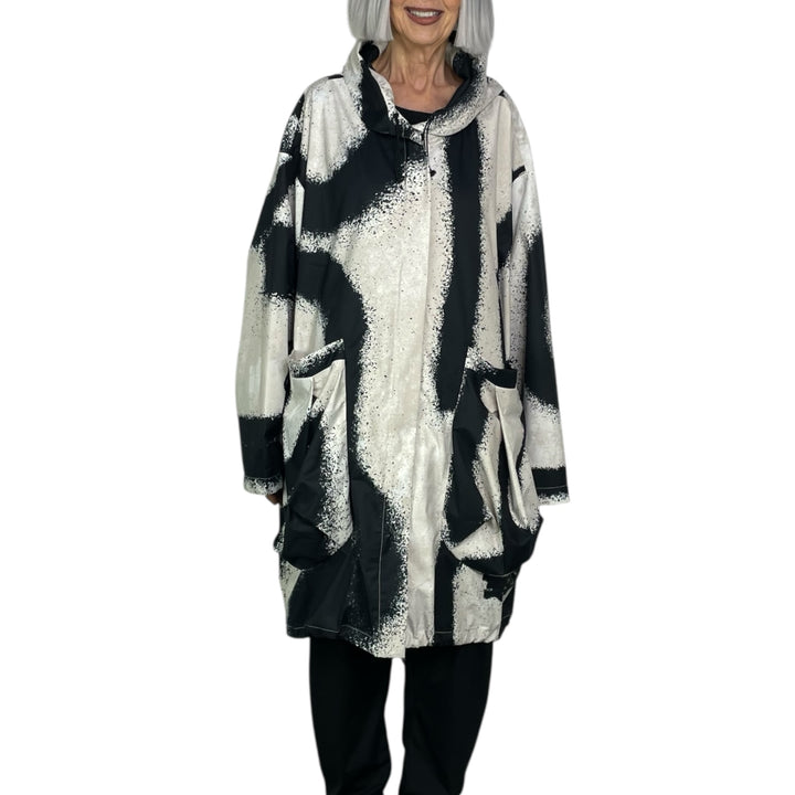 PRINT WATERPROOF RAINCOAT 