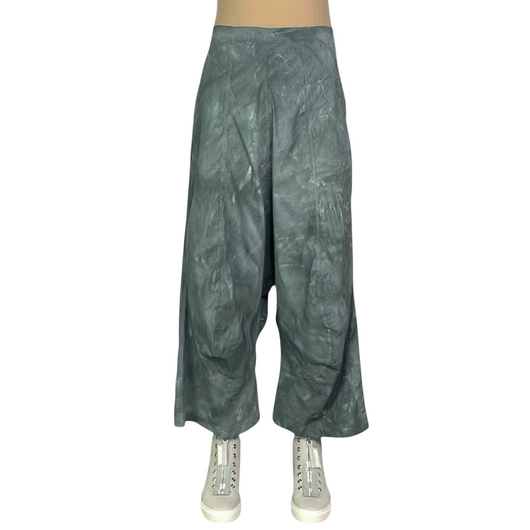 STRETCH TWILL WIDE LEG PANT