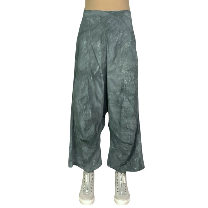 STRETCH TWILL WIDE LEG PANT