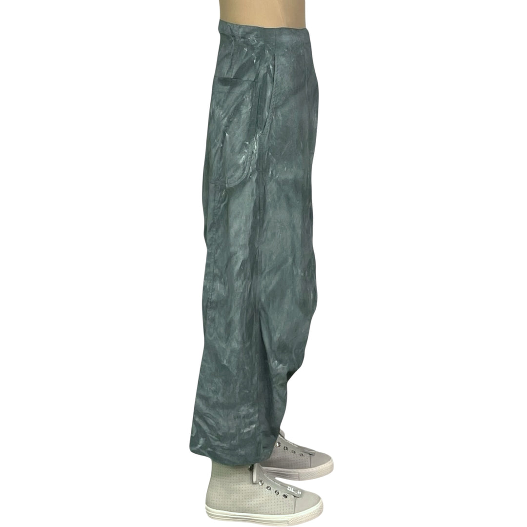 STRETCH TWILL WIDE LEG PANT