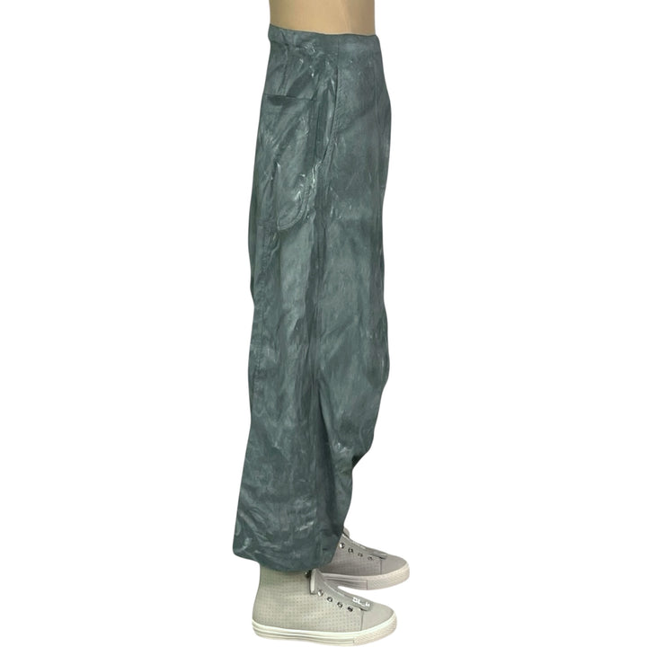 STRETCH TWILL WIDE LEG PANT