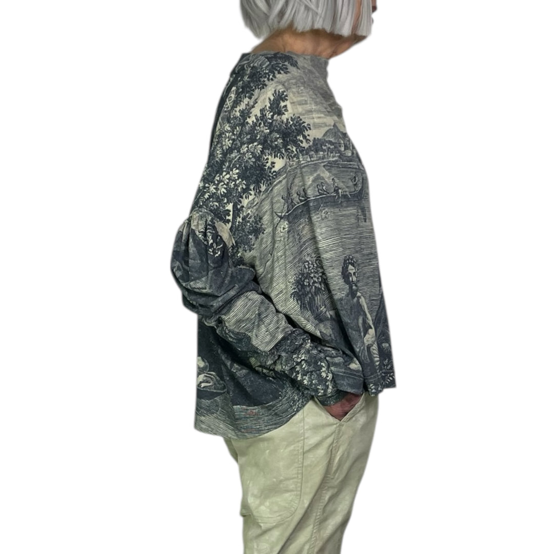 SCENIC PRINT L/S TOP