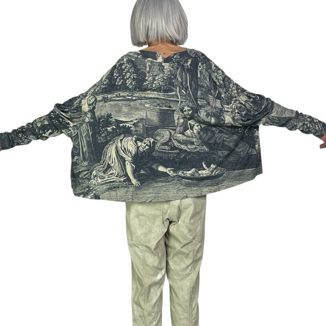 SCENIC PRINT L/S TOP