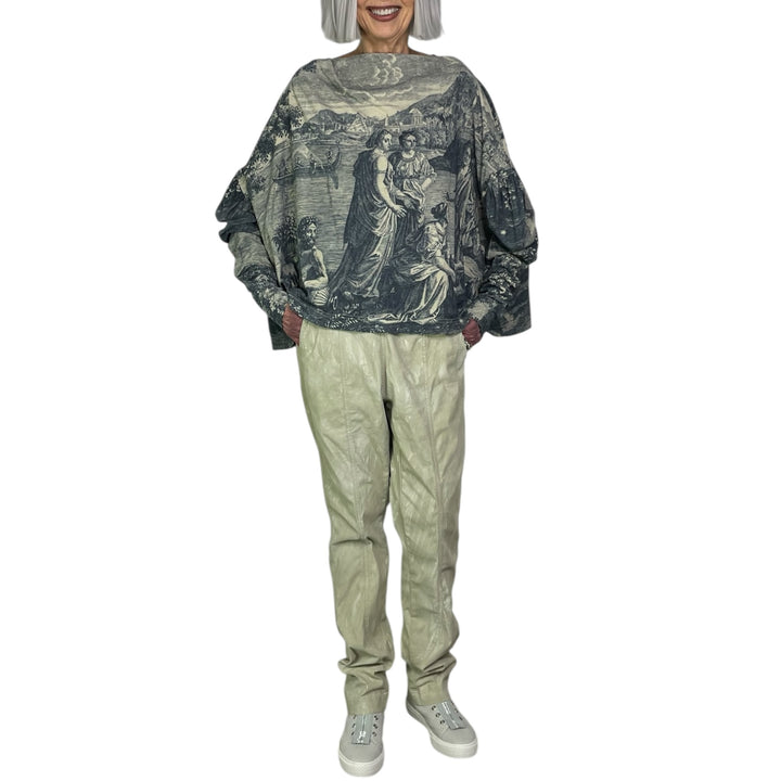 STRETCH TWILL SLIM LEG PANT