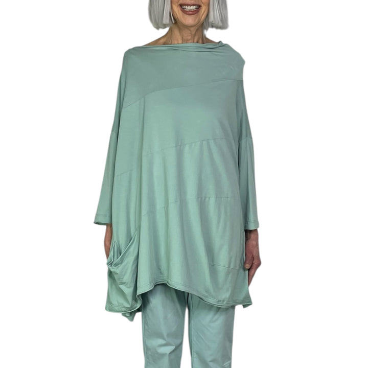 SOLID JERSEY TUNIC TOP