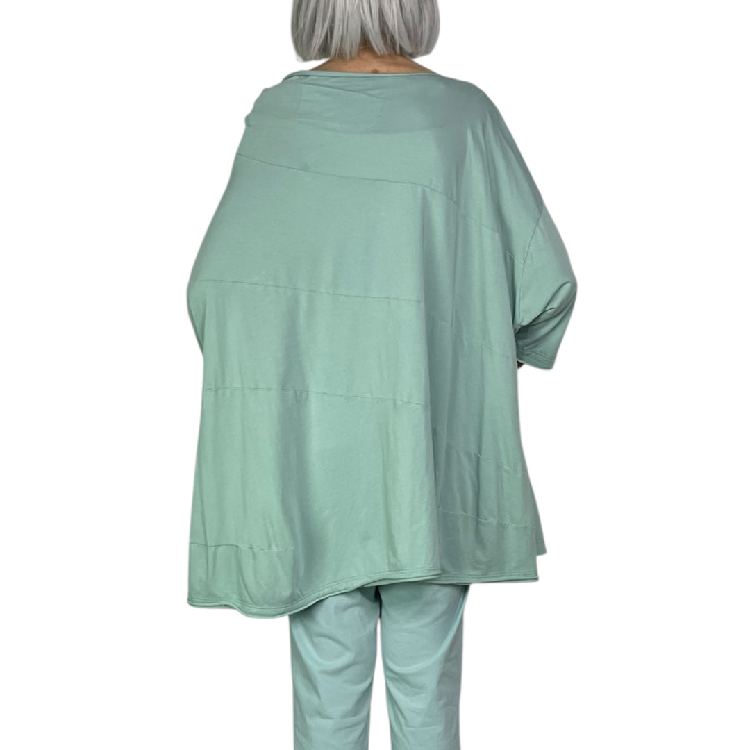 SOLID JERSEY TUNIC TOP