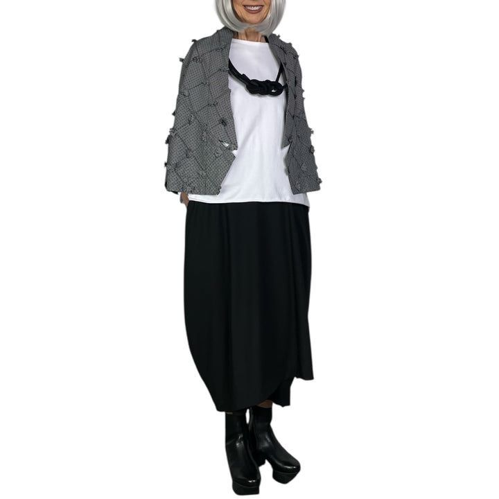 TEXTURED CROP JACKET