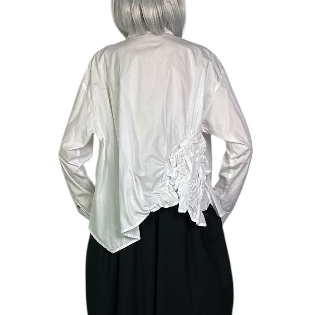 RUCHED BACK SHIRT