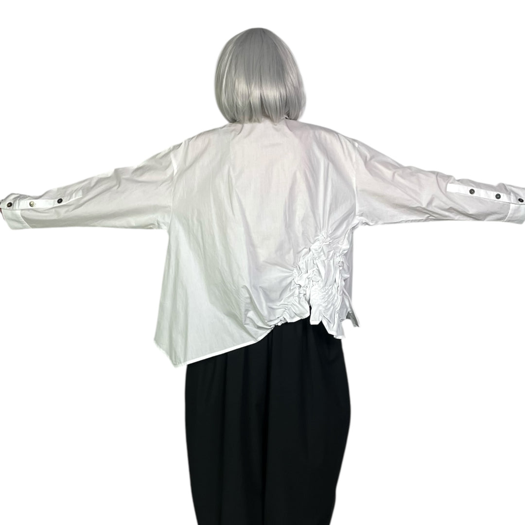 RUCHED BACK SHIRT