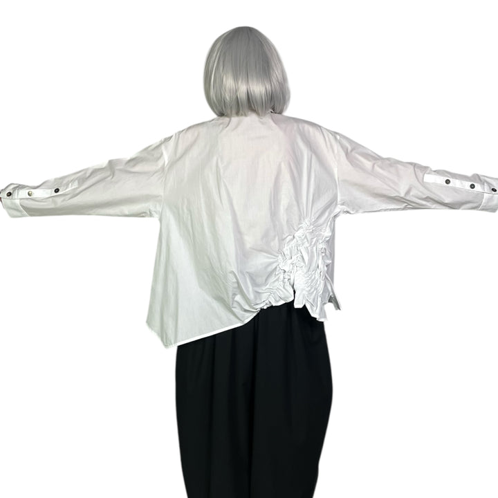 RUCHED BACK SHIRT