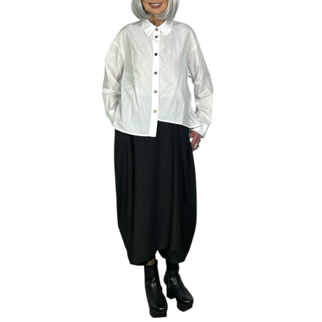 RUCHED BACK SHIRT