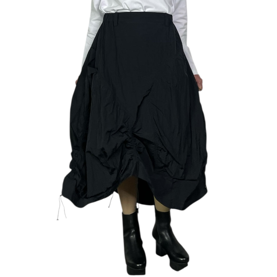 RUCHED A-LINE SKIRT