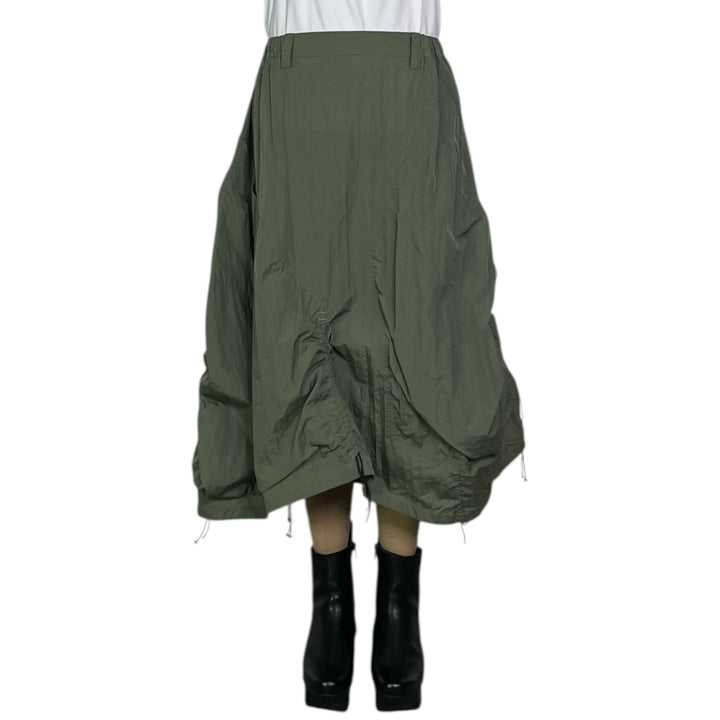 RUCHED A-LINE SKIRT