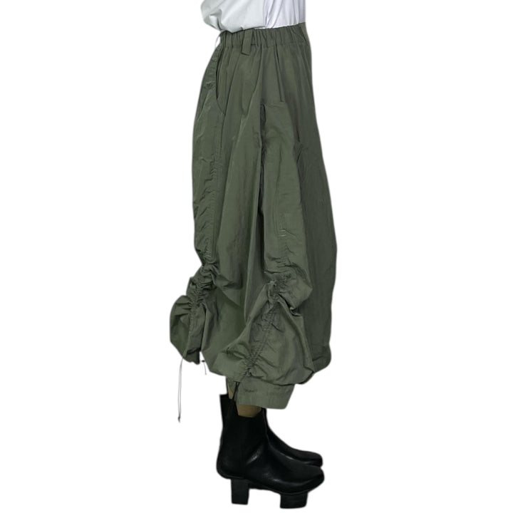 RUCHED A-LINE SKIRT