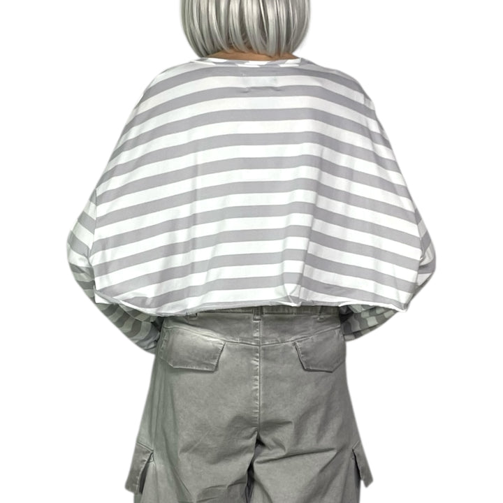 STRIPED JERSEY SNUGGLE SHIRT