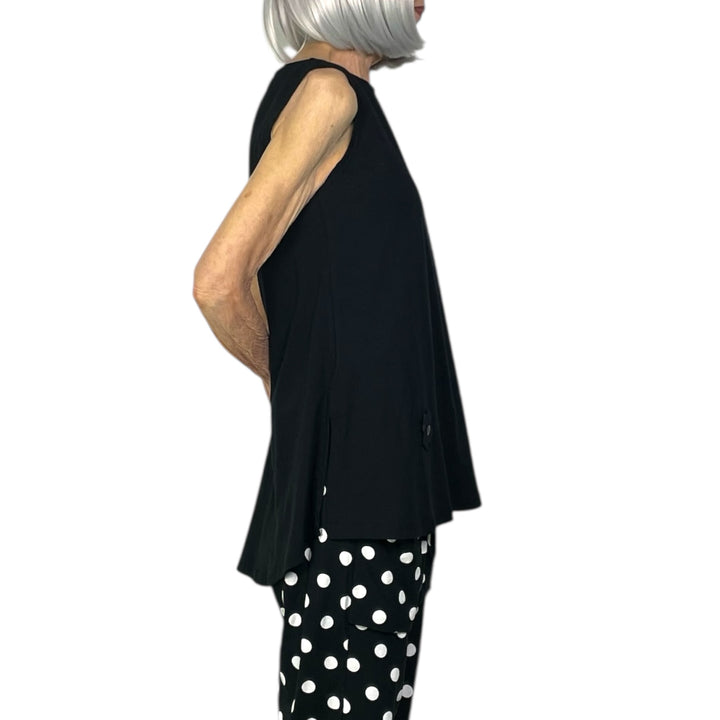 SOLID JERSEY LONG TANK TOP